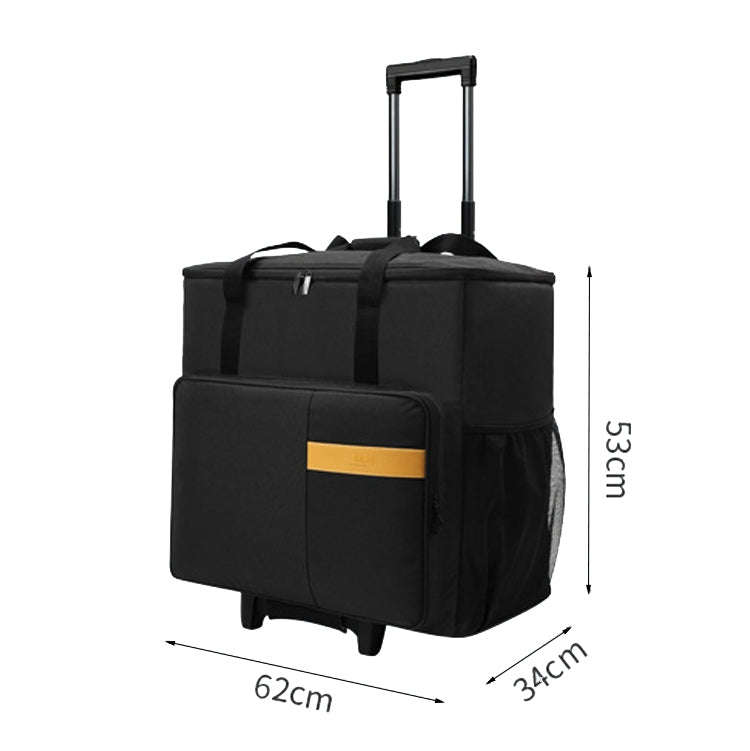 BUBM Computer Host Detachable Trolley Shockproof Waterproof Storage Bag With Wheels, Size: 27 inc...