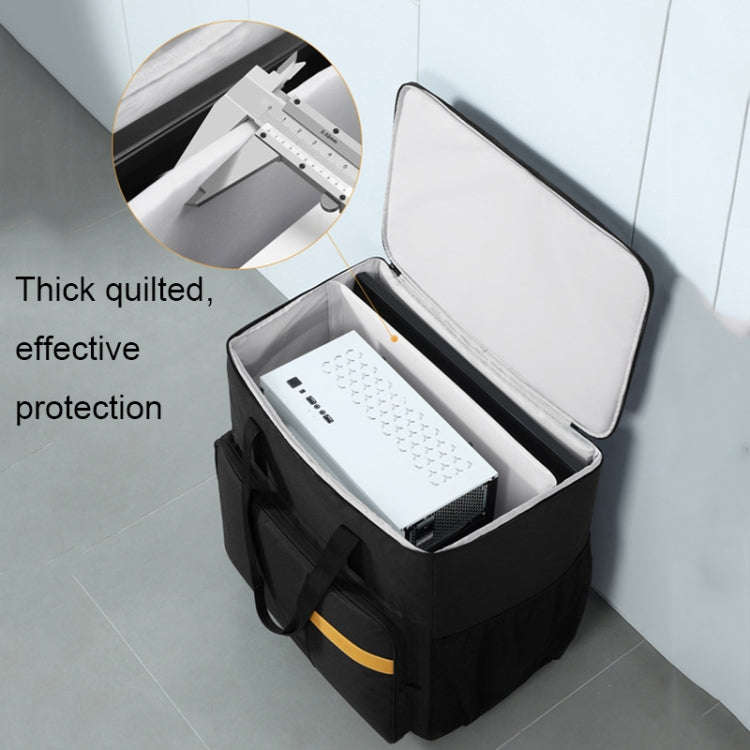 BUBM Computer Host Detachable Trolley Shockproof Waterproof Storage Bag With Wheels, Size: 27 inc...