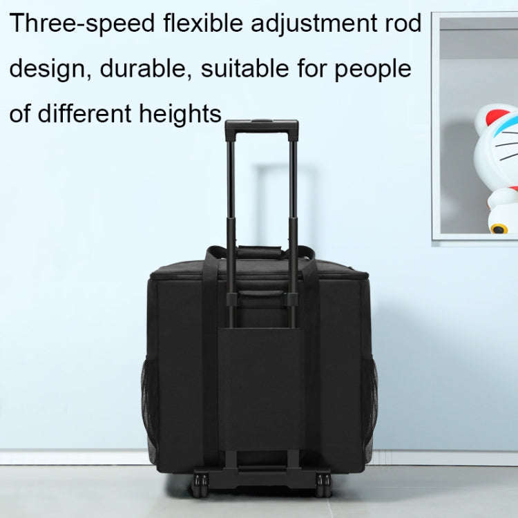 BUBM Computer Host Detachable Trolley Shockproof Waterproof Storage Bag With Wheels, Size: 27 inc...