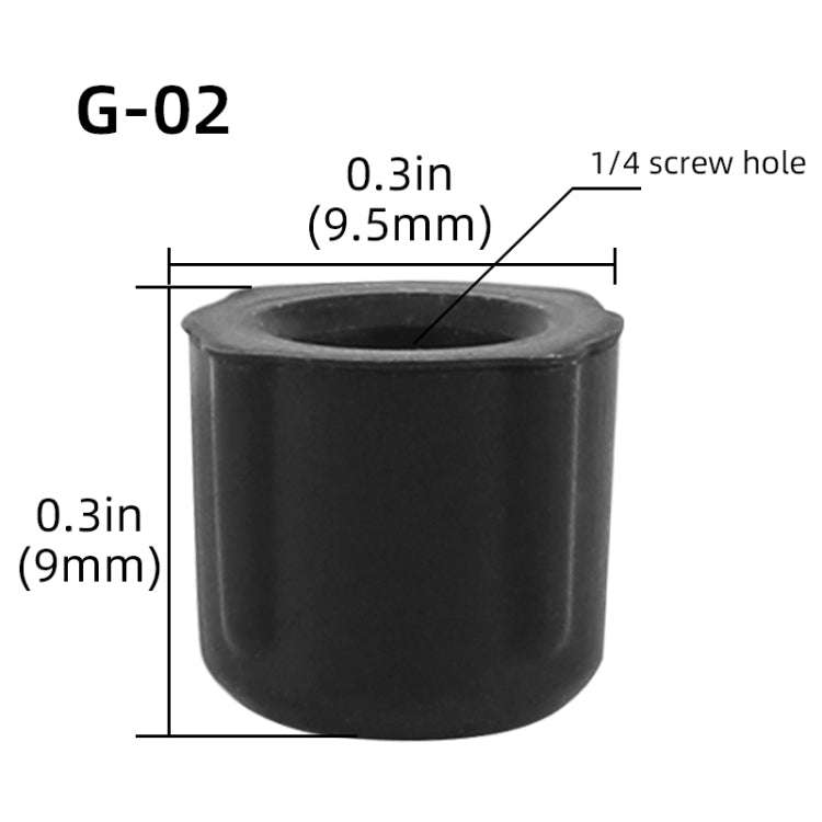10pcs BEXIN  G-02 Camera 1/4-inch Screw Protection Cap for Tripod Monopod Screw