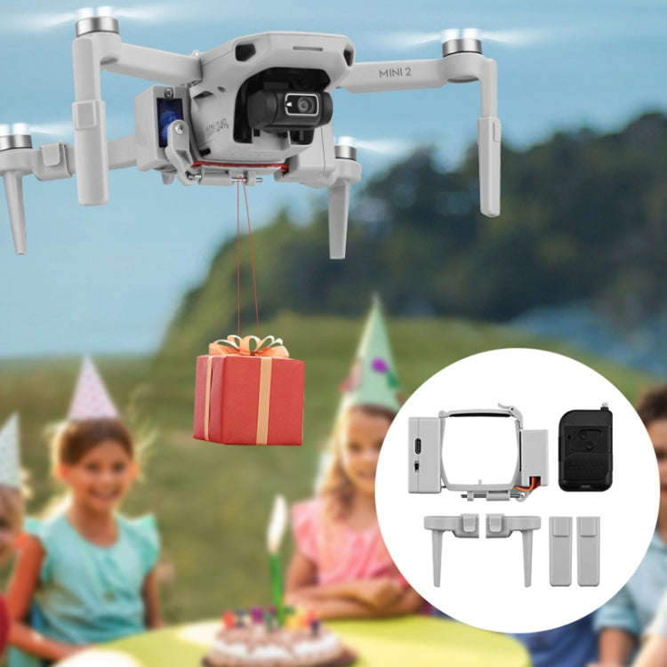For DJI MINI 2/Mavic Mini/Mini SE  Airdrop System Fishing Bait Wedding Ring Deliver Life Rescue T...