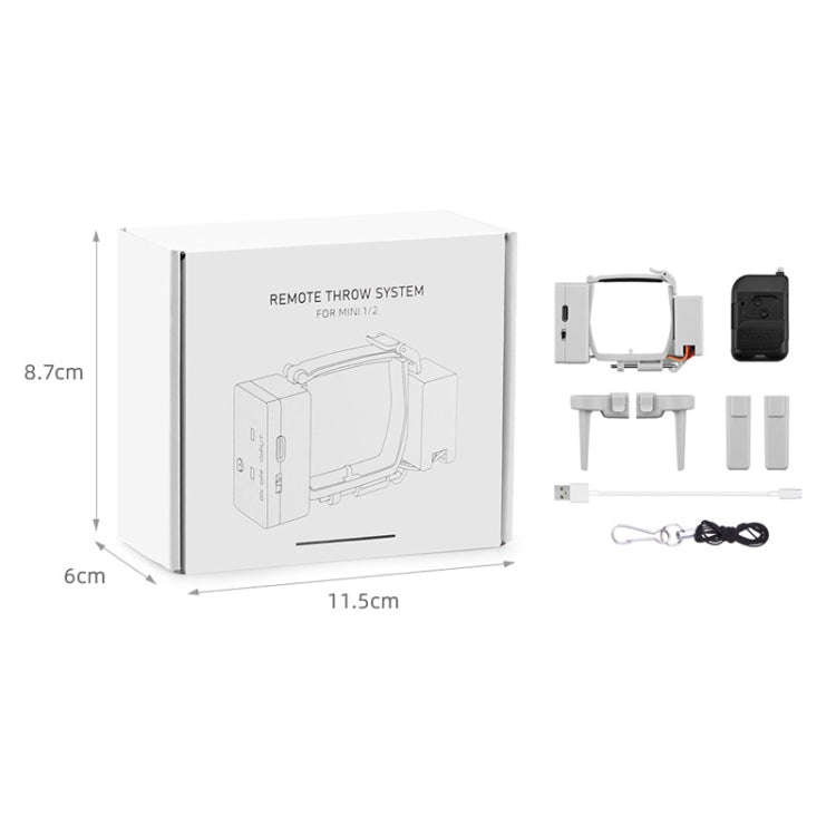 For DJI MINI 2/Mavic Mini/Mini SE  Airdrop System Fishing Bait Wedding Ring Deliver Life Rescue T...