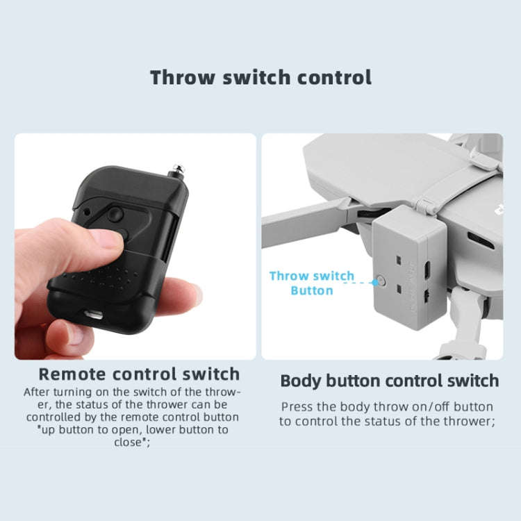 For DJI MINI 2/Mavic Mini/Mini SE  Airdrop System Fishing Bait Wedding Ring Deliver Life Rescue T...