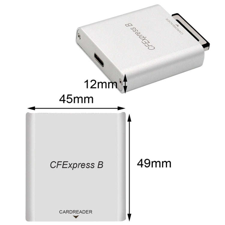 10G High Speed USB3.2 Z6/Z7 1DX3 Wiring CFEXPRESS Card Reader With A-C Line