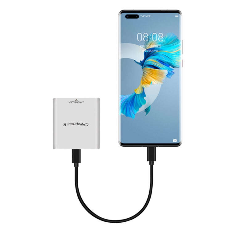 10G High Speed USB3.2 Z6/Z7 1DX3 Wiring CFEXPRESS Card Reader With A-C Line