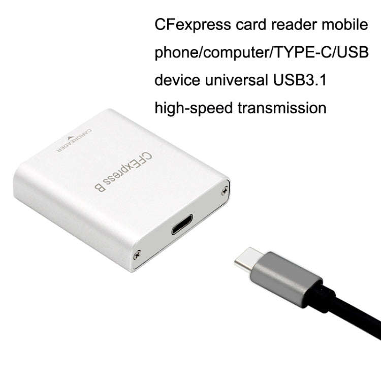 10G High Speed USB3.2 Z6/Z7 1DX3 Wiring CFEXPRESS Card Reader With Double Line