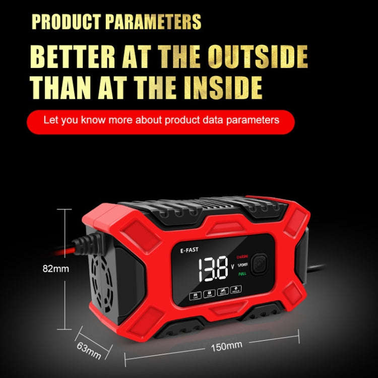 E-FAST 12V Motorcycle Car Battery Emergency Start Charger(EU Plug)