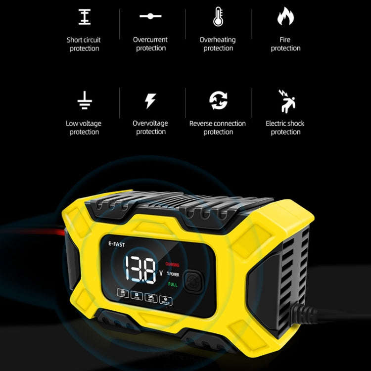 E-FAST 12V Motorcycle Car Battery Emergency Start Charger(US Plug)