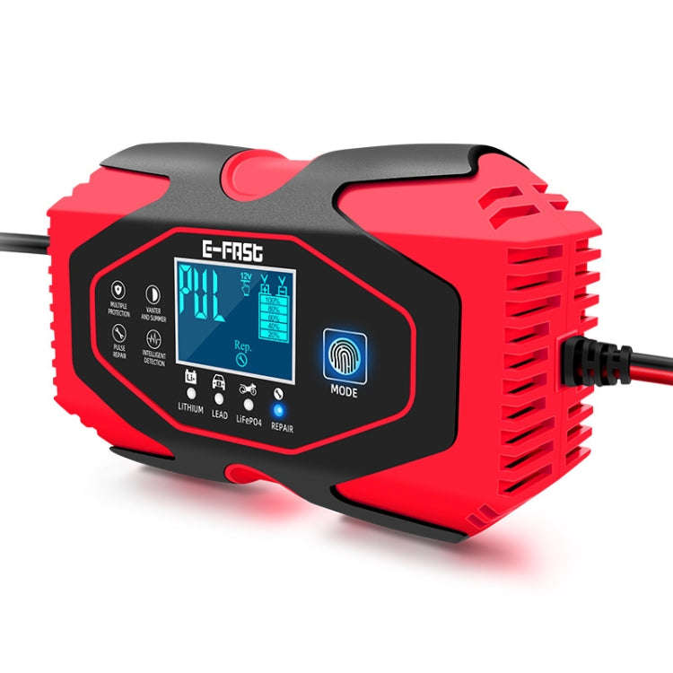 E-FAST 12V/24V Car Battery Emergency Starter Motorcycle Lithium Battery Charger(US Plug)