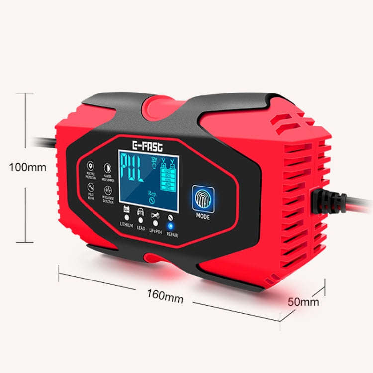 E-FAST 12V/24V Car Battery Emergency Starter Motorcycle Lithium Battery Charger(EU Plug)