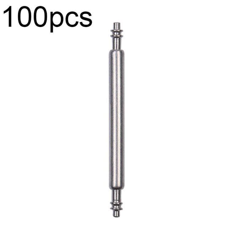 100pcs/set 304 Stainless Steel Strap Connecting Rod Strap Switch Lugs, Style: Double Drag (1.8x20mm)