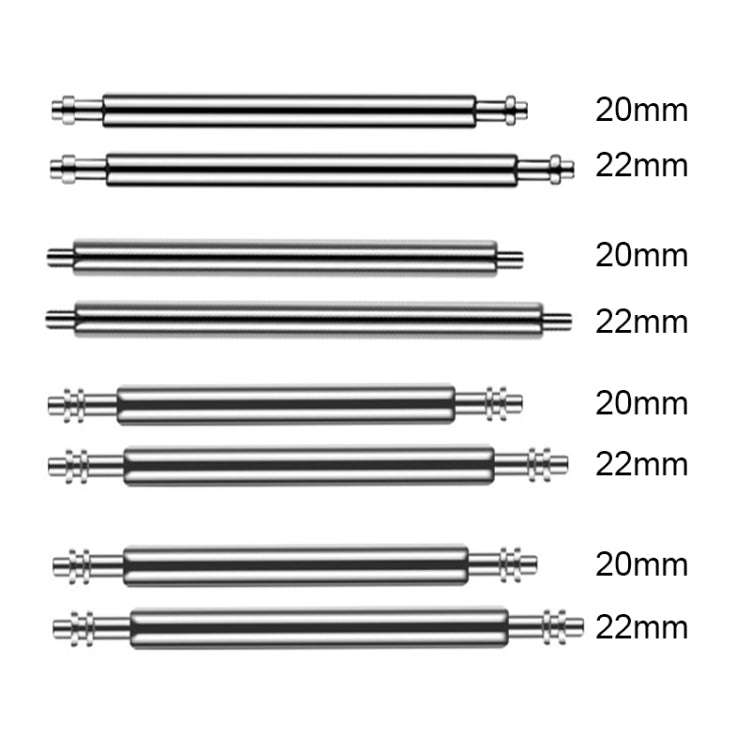 100pcs/set 304 Stainless Steel Strap Connecting Rod Strap Switch Lugs, Style: Single Drag (1.5x20mm)