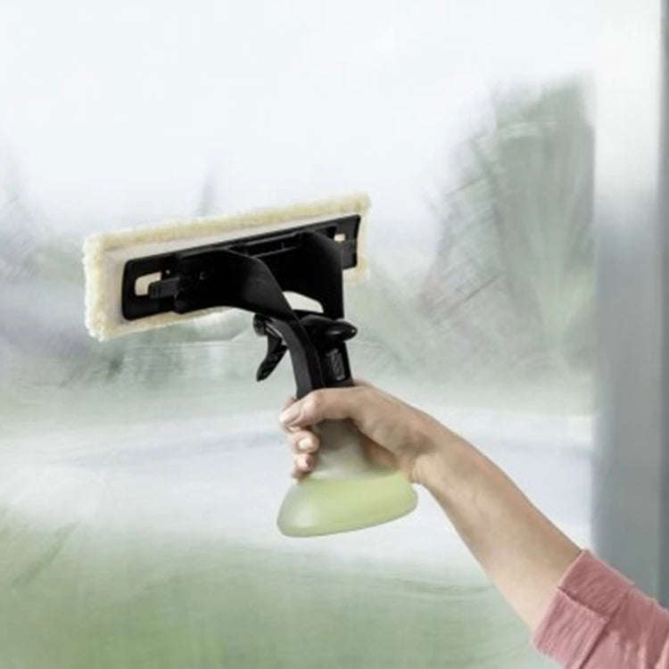 For Karcher WV1 WV2 WV5 Window Cleaner Spray Bottle Microfiber Cloth Mop(Gray)
