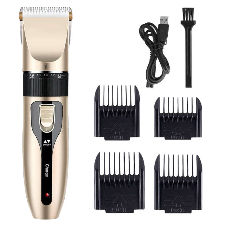 Puppy Shaver Pet Electric Shaver Cat Haircutter Set, Color: Yellow Standard