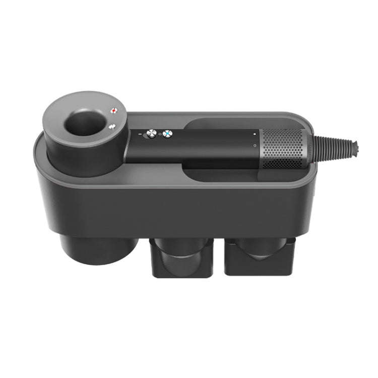 For Dyson Hair Dryer Bracket Storage Rack Wall Mounted Organizer Holders Ordinary Black Nickel