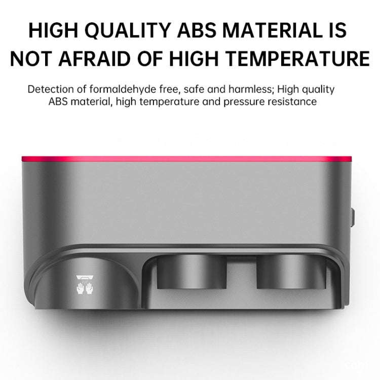 For Dyson Hair Dryer Bracket Storage Rack Wall Mounted Organizer Holders With Hand Dryer Elegant ...