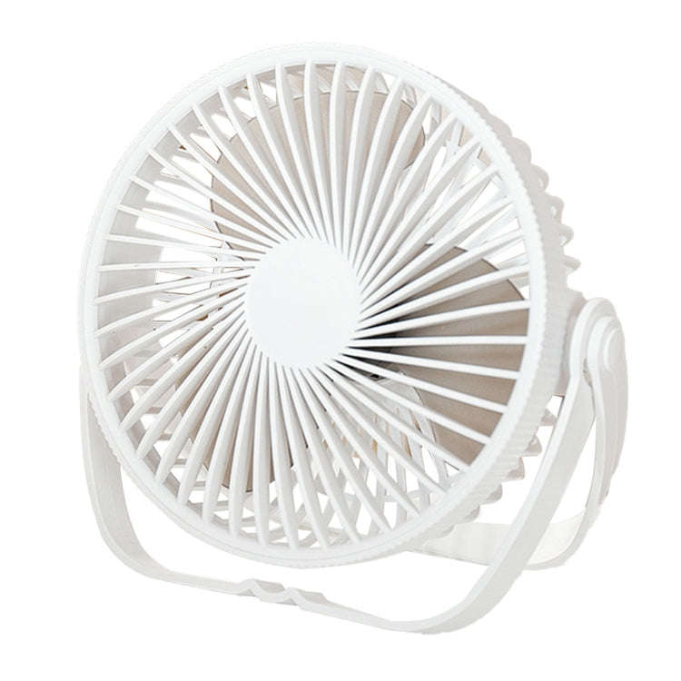 3-in-1 Electric Fan Wall Mounted Desktop Quiet Brushless Turbine Mini Fan, Style: Rechargeable(Wh...