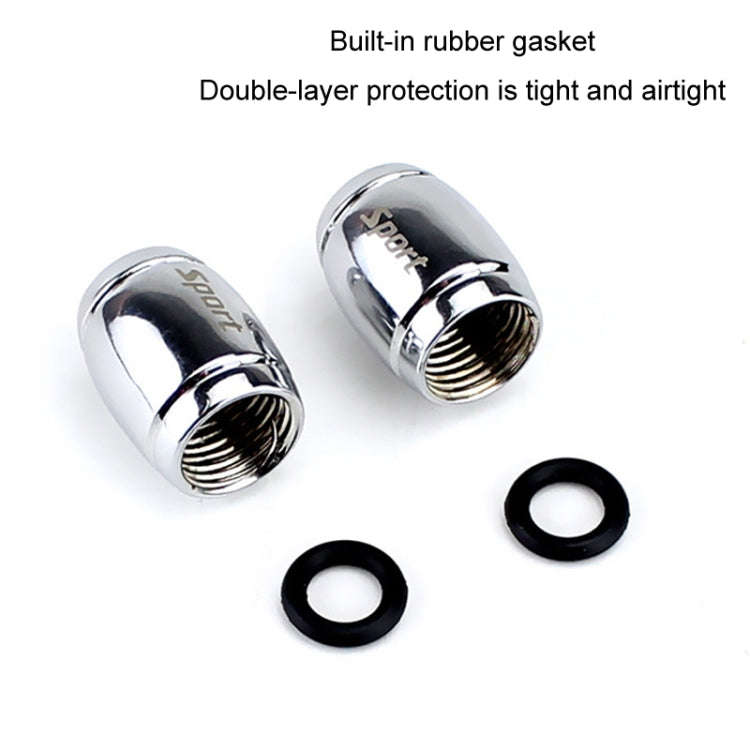 Automobile Valve Core Cap Tire Anti-deflation Valve Decoration(Colorful)