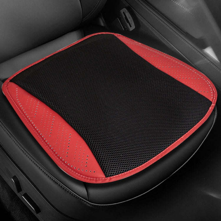 Multifunctional USB Fan Ventilation Heat Dissipation Car Seat Cushion(Red)