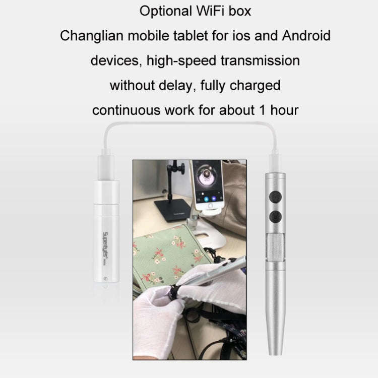 5 Million Digital Electron Microscope Magnifying Dermatoscope, Specification: B008+Z04 Universal ...