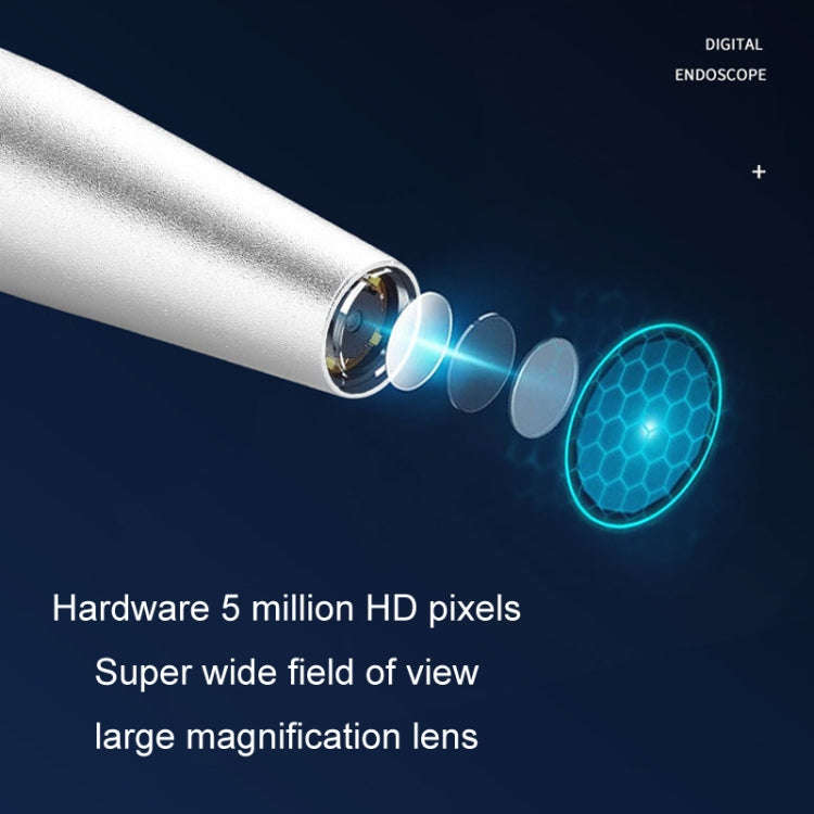 5 Million Digital Electron Microscope Magnifying Dermatoscope, Specification: B008+Z04 Universal ...