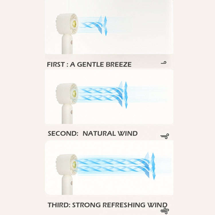 Hand Holds Small Fan Portable Mini Pocket Fan, Style: White Spray Plating Version