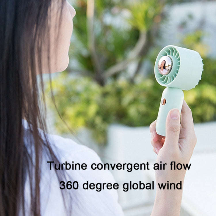 Hand Holds Small Fan Portable Mini Pocket Fan, Style: Green Duck