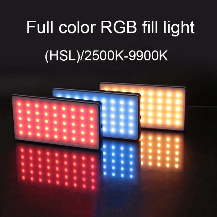135 LEDs Live Fill Light Handheld Adjustable Photography Light Camera Pocket Light(Full-color RGB)