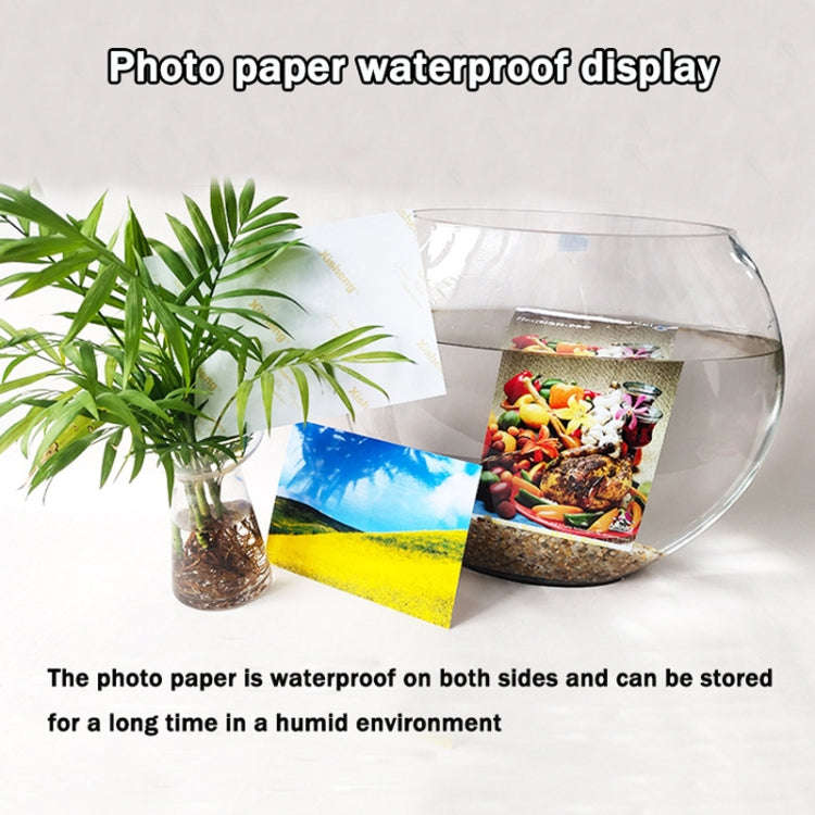 A5 50 Sheets 260g Waterproof RC Photo Paper for Brother/Epson/Lenovo/HP/Canon Inkjet Printers(Rou...
