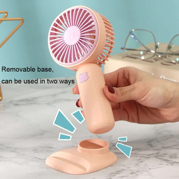 Handheld Small Fan Portable Mini Pocket Fan(Gray)