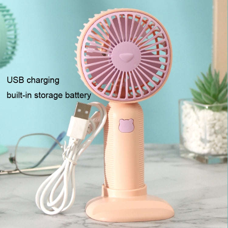 Handheld Small Fan Portable Mini Pocket Fan(Gray)