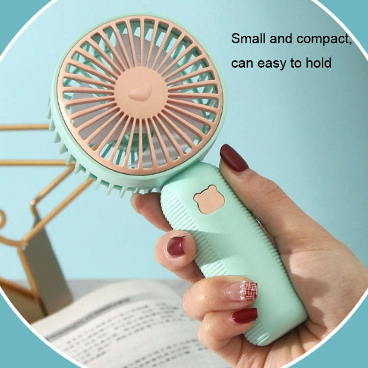 Handheld Small Fan Portable Mini Pocket Fan(Gray)