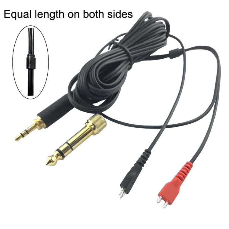 For Sennheiser HD25 / HD560 / HD540 / HD480 / HD430 / HD250 Headset Audio Cable(Two Sides Equival...