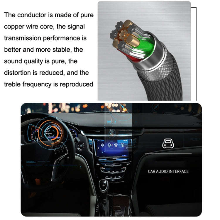 for MDR-10R / MDR-1A / XB950 / Z1000  3.5mm Male to Male AUX Audio Headphone Cable Standard Version