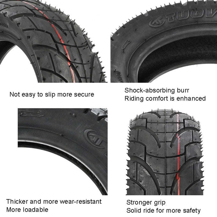 For KUGOO M4 TUOVT 80/65-6.5 10 inch Electric Skateboard Vacuum Explosion-Proof Outer Tire(Highwa...