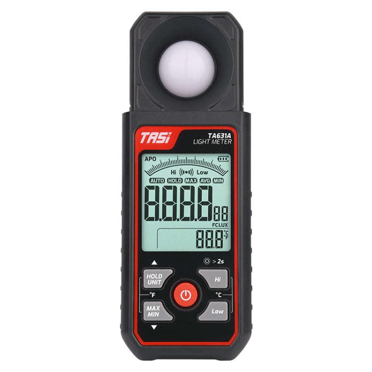 TASI TA631A 200,000 LUX Illuminating Meter Bright Test Instrument Brightness Light Meter