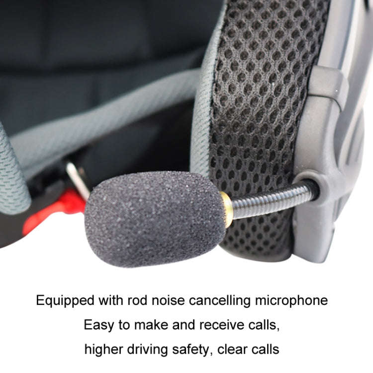 KUQIBAO Motorcycle Bluetooth Headset Double Lens Helmet With Braid, Size: XXL(Scrub Black)