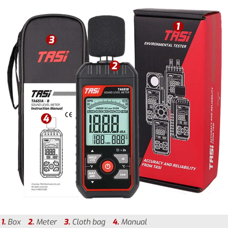 TASI TA651A Household Noise Tester Decibel Device