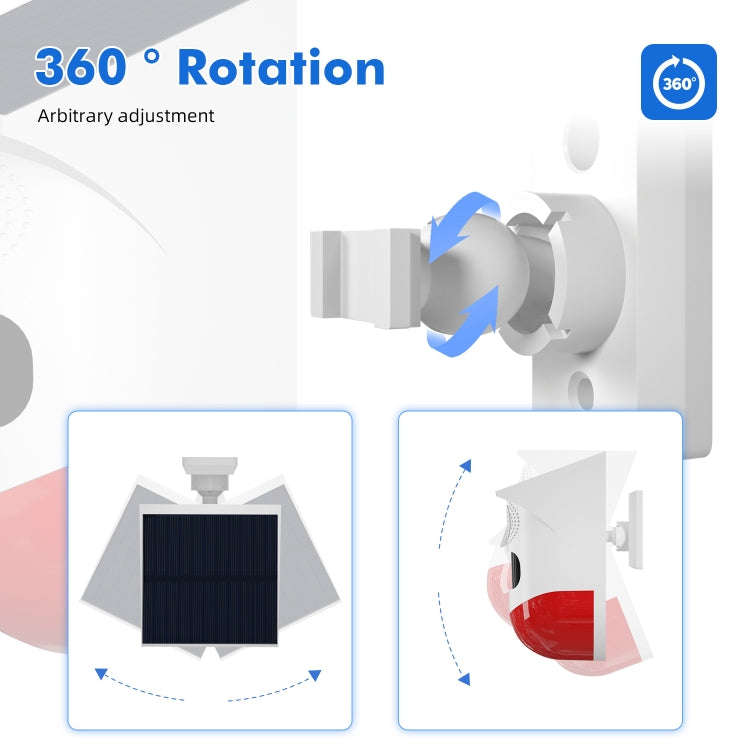 CT80R USB Upgrade Model Infrared Motion Detector Solar Outdoor PIR Wireless Strobe Siren Detector...