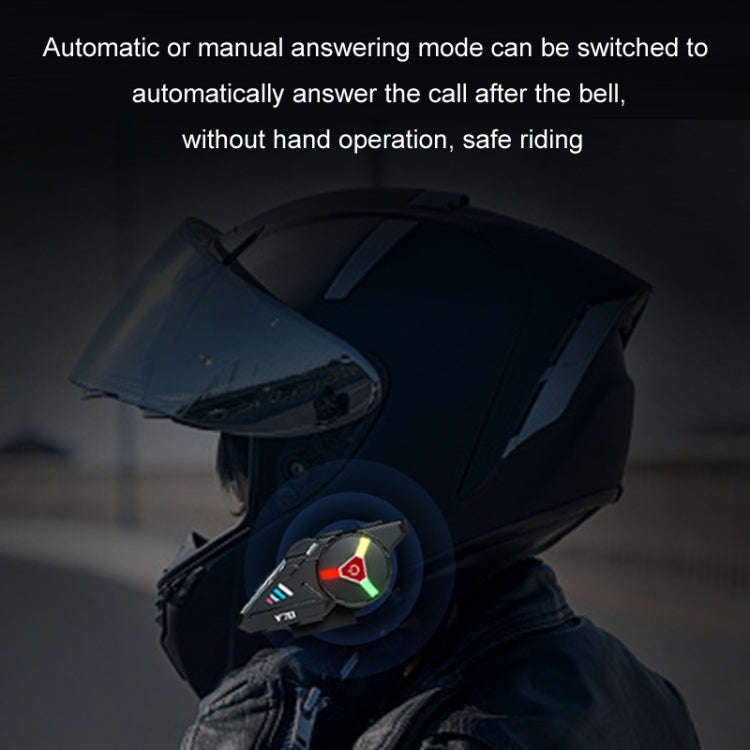 KUQIBAO Motorcycle Helmet Built-in Waterproof Bluetooth-compatible Earphone(Soft Microphone)