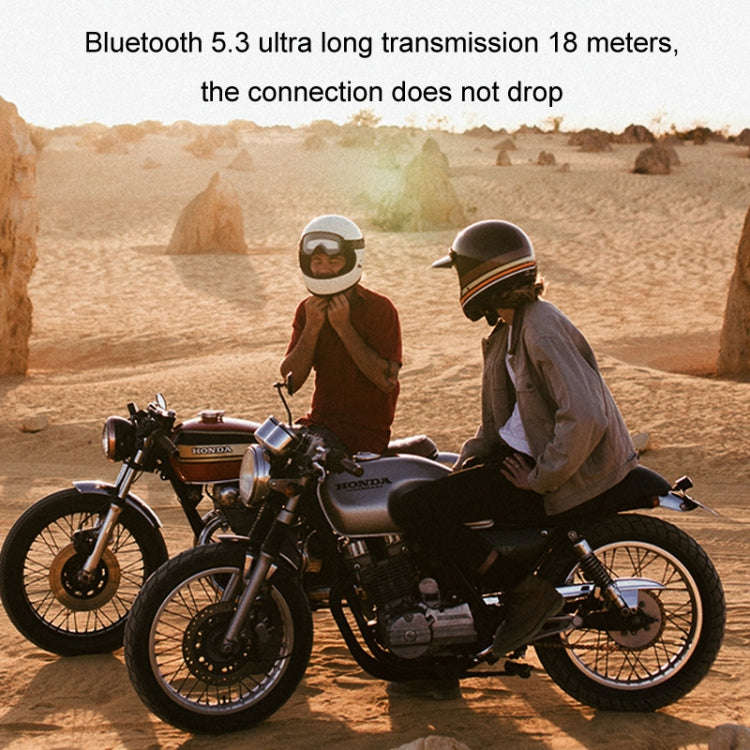 KUQIBAO Motorcycle Helmet Built-in Waterproof Bluetooth-compatible Earphone(Soft Microphone)