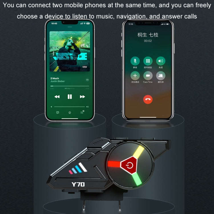 KUQIBAO Motorcycle Helmet Built-in Waterproof Bluetooth-compatible Earphone(Soft Microphone)