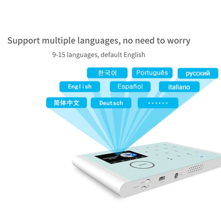 CS118   WIFI+GSM Tuya Smart Voice Alarm System Supports Amazon Alexa/ Google Assistant, Spec: Pac...