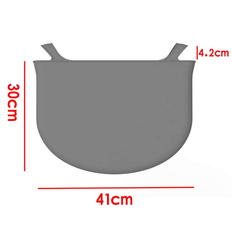8QT Silicone Slow Cooke Liners Reusable Leakproof Crock Pot Liners(Black)