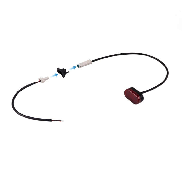 For Xiaomi M365 / PRO Rear Gear Tail Light+Buckle+Battery Connection Line(Black)