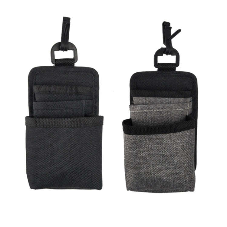 Vehicle Air Outlet Storage Bag Multi-function Document Change Storage Bag(Black)