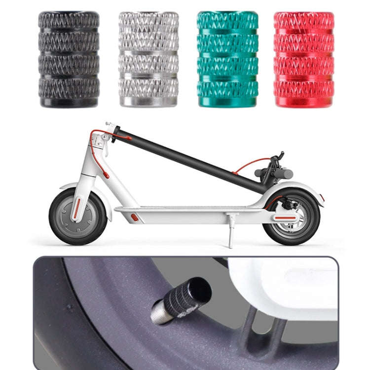 For Xiaomi M365 / Pro Electric Scooter Dust-Proof Aluminum Alloy Gas Mouth(Red)