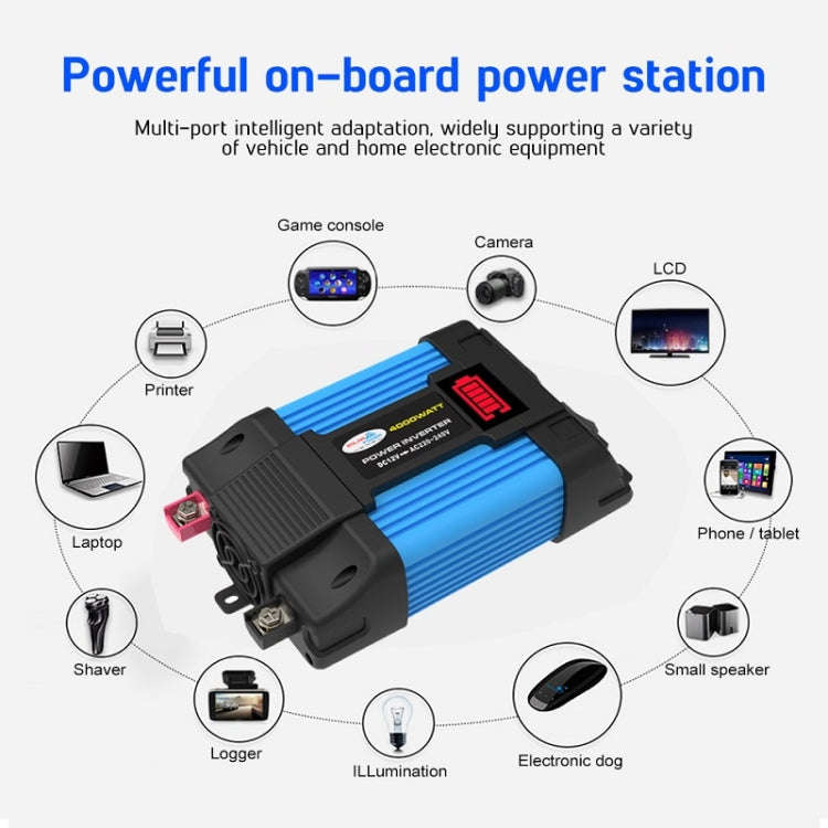 12V-110V 300W SOLIKE TECH Vehicle Inverter Sine Wave Convertor Auto Inverter
