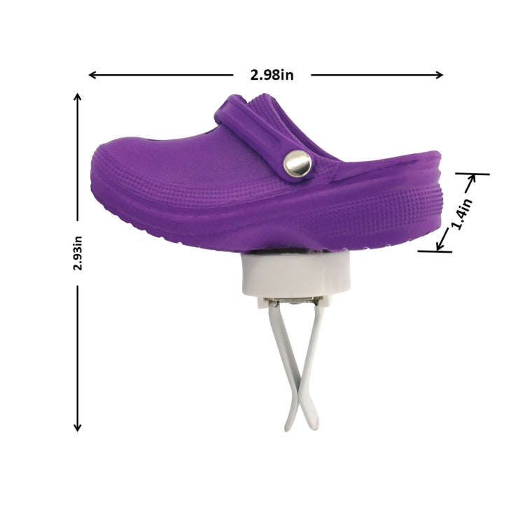 Cute Shoes Shape Car Air Vent Decoration Ornament Without  Aromatherapy(Random Color)