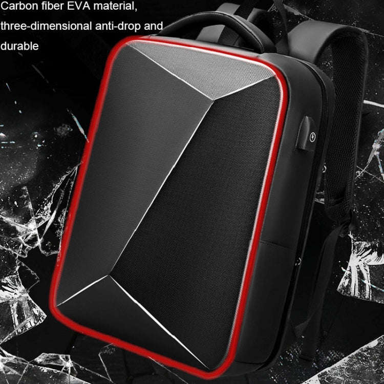 EVA Hard Shell Expandable Laptop Backpack with USB Port Multifunctional Business Travel Backpack(...